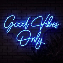 Good Vibes Only - LED Neon Sign Quotes