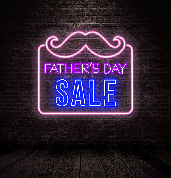 Father's Day Sale Neon Sign