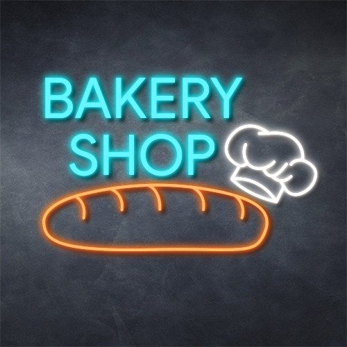 Bakery Shop Neon Sign