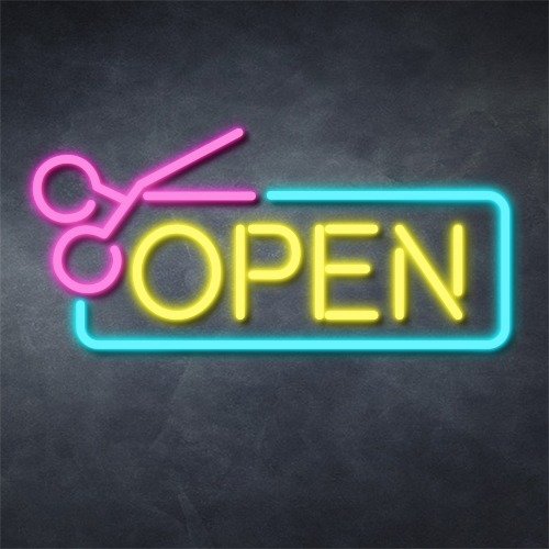 Open Shop Neon Sign