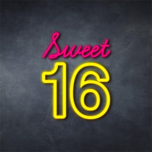 sweet 16 neon signs