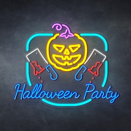 halloween neon signs