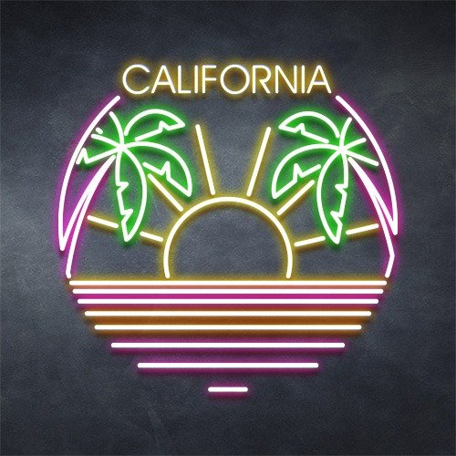 CALIFORNIA Neon Sign