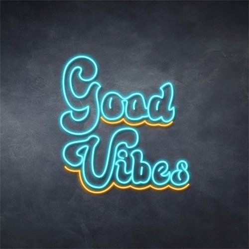 good vibes neon signs