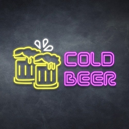 Cold Beer Neon Signs